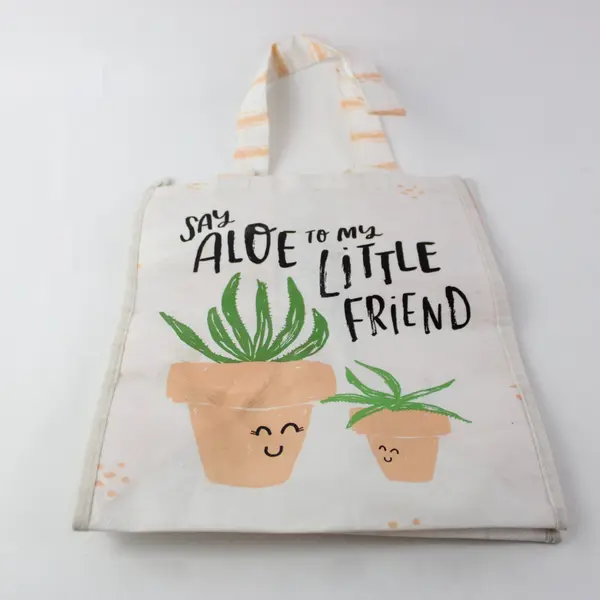 Lot of 5 Colorful Reusable Shopping Tote Bags