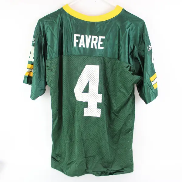 Reebok NFL Green Bay Packers Jersey Brett Favre #4 Youth XL 18-20