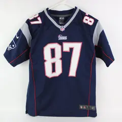 Nike NFL New England Patriots #87 Rob Gronkowski Jersey Youth Large 14/16