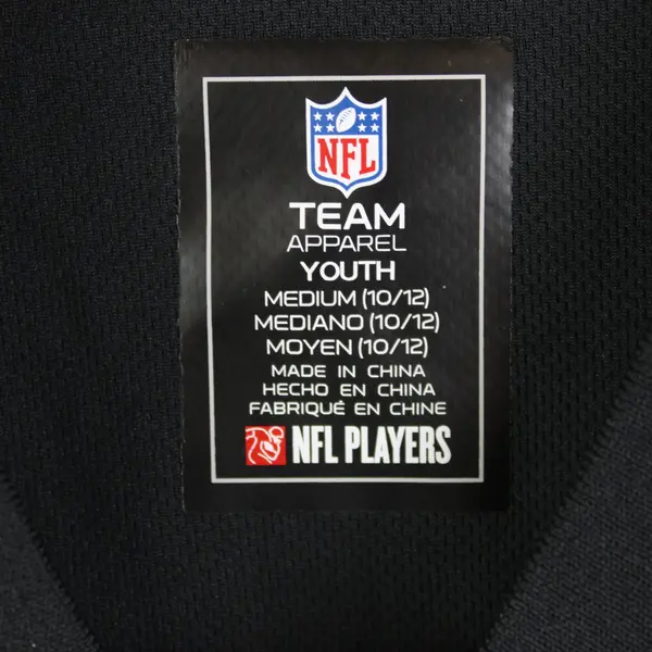 NFL Team Apparel Steelers #19 JuJu Smith-Schuster Youth M 10-12 Black Jersey