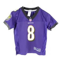 Baltimore Ravens Lamar Jackson Youth Small 8 Purple NFL Jersey