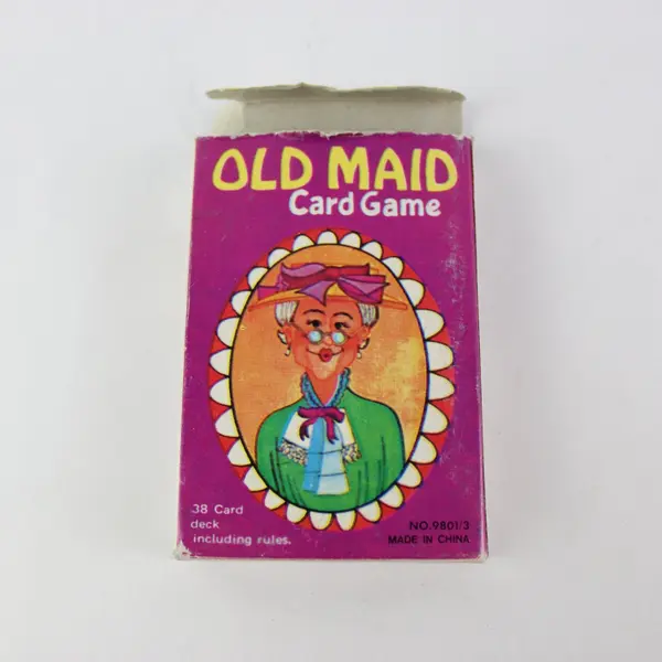 Vintage Old Maid Card Game 38 Card Deck Includes Rules Made in China
