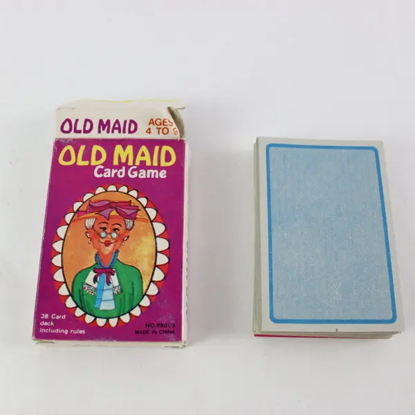 Vintage Old Maid Card Game 38 Card Deck Includes Rules Made in China