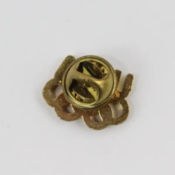 USA Olympic Rings Gold Tone Lapel Pin Collectible