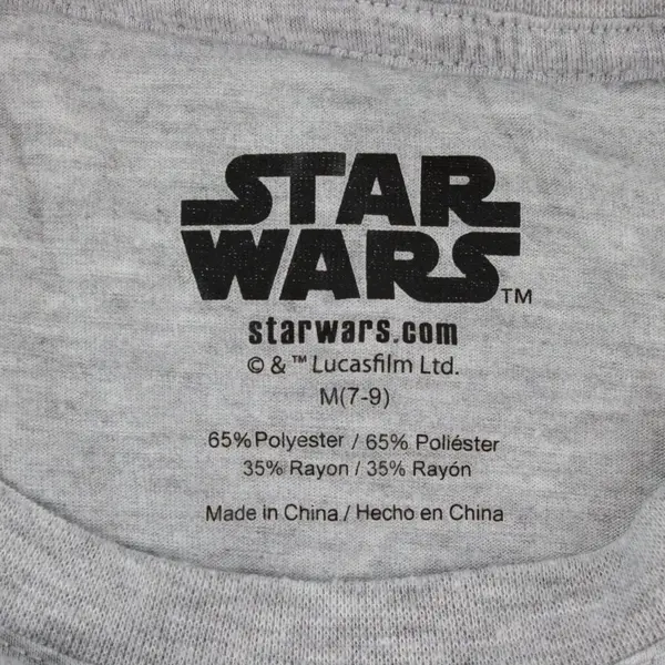 Kid's Lucasfilm  Star Wars Baby Yoda Grogu T-Shirt Size M (7-9)