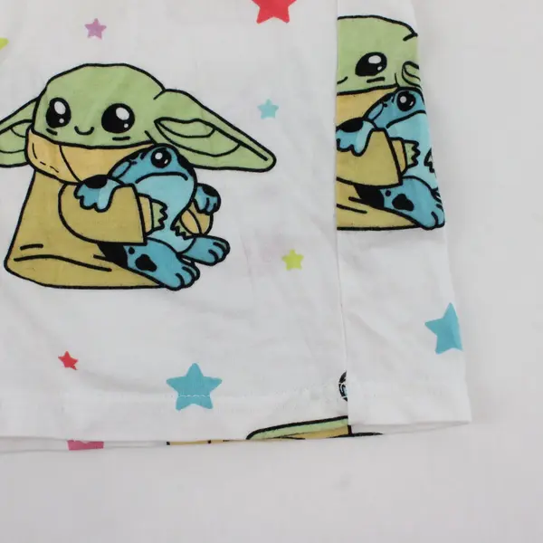 Girl's Lucasfilm  Star Wars Baby Yoda Grogu Pattern T-Shirt Size SM/C/P 