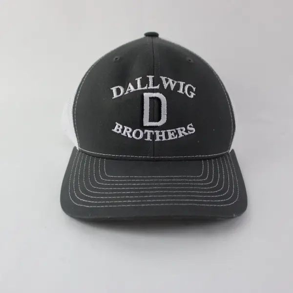 Richardson 112 Dallwig Brothers Embroidered Trucker Hat Mesh Back Black