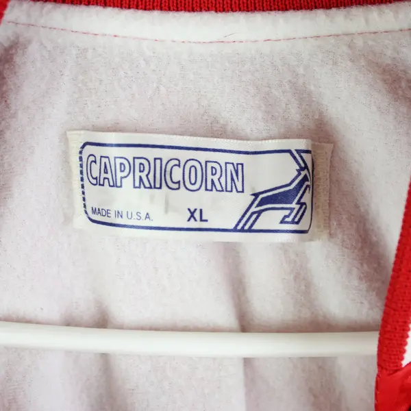 Capricorn Red Satin Bomber Jacket Hickory House Tavern Dundee OR Logo XL