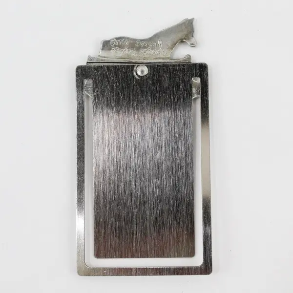 Seagull Pewter Horse Metal Bookmark Money Clip Silver Tone Reading Accessory