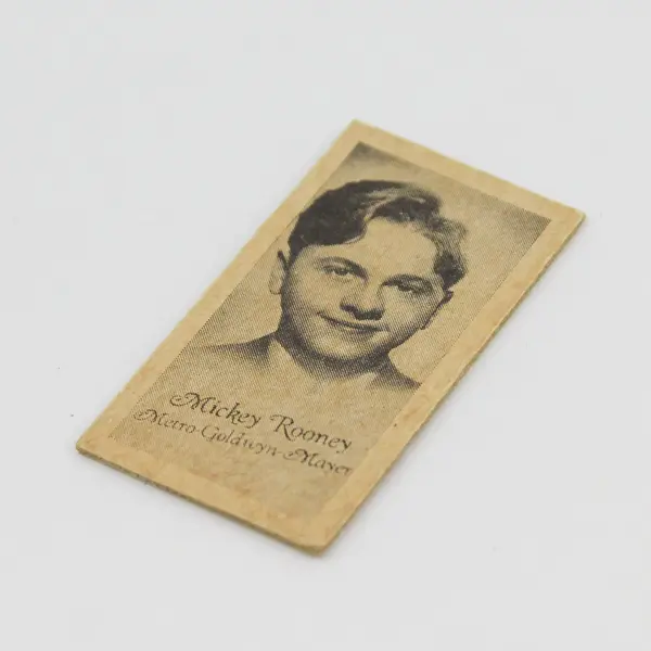 Vintage Mickey Rooney Owl Drug Co. Advertising Card