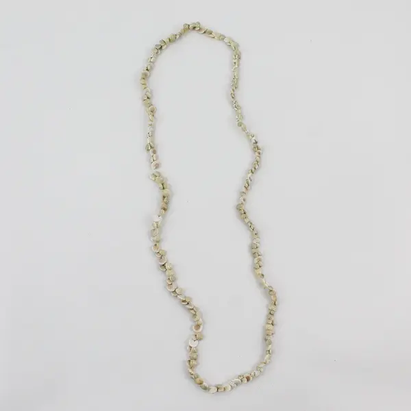 Lot of 2  Snail Shell Necklaces Tropical Hawaiian Lei Tiny Seashell BOHO
