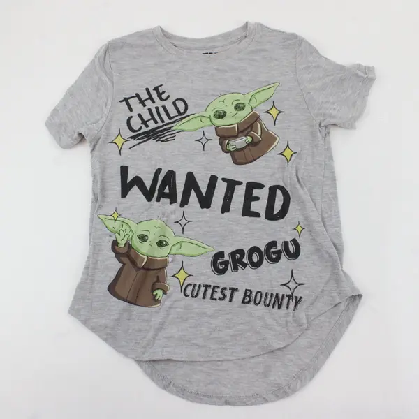 Kid's Lucasfilm  Star Wars Baby Yoda Grogu T-Shirt Size Small S/CH(3-5)
