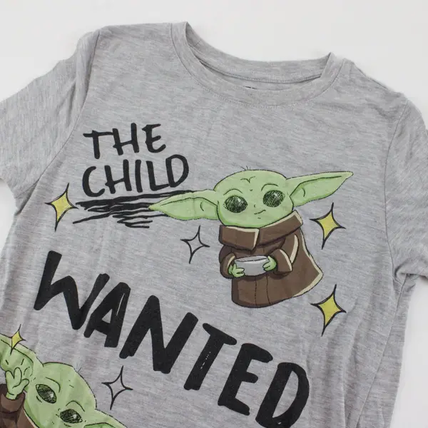 Kid's Lucasfilm  Star Wars Baby Yoda Grogu T-Shirt Size Small S/CH(3-5)