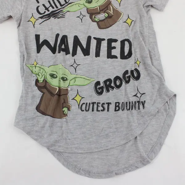 Kid's Lucasfilm  Star Wars Baby Yoda Grogu T-Shirt Size Small S/CH(3-5)