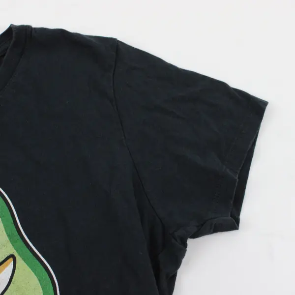 Women's Black Corgi Avocado Graphic T-Shirt Unbranded