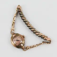 Vintage Gruen Veri-Thin Ladies Bracelet Watch Art Deco Base Metal