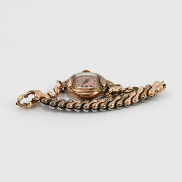 Vintage Gruen Veri-Thin Ladies Bracelet Watch Art Deco Base Metal