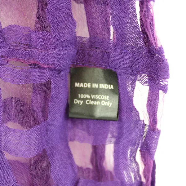 Amanda Blu Women's Sheer Purple Loop Scarf Lightweight