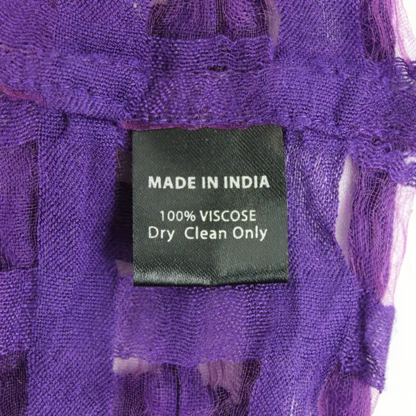 Amanda Blu Women's Sheer Purple Loop Scarf Lightweight