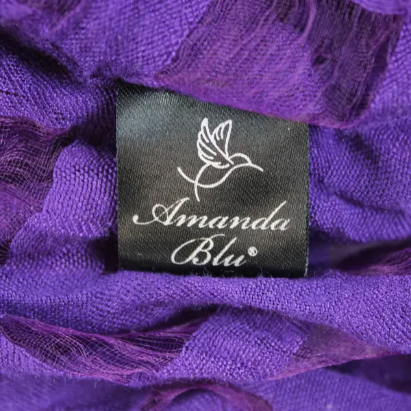 Amanda Blu Women's Sheer Purple Loop Scarf Lightweight