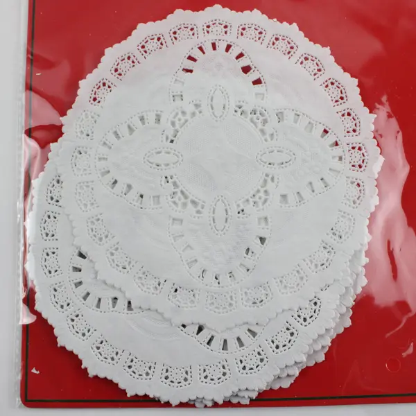 Lot of 5 Packs Paper Doilies Amscan Wilton Christmas House New