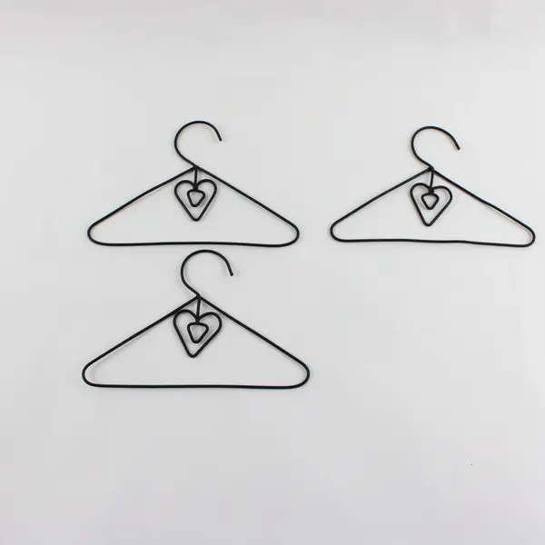 Vintage Lot of 3 American Girl Pleasant Co. Metal Doll Hangers Black 