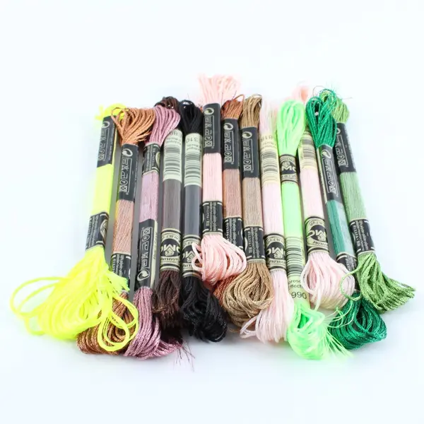 Lot of 13 DMC Metallic Thread Skeins 8.7 yds Assorted Colors New