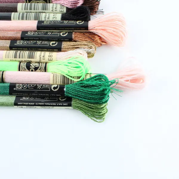 Lot of 13 DMC Metallic Thread Skeins 8.7 yds Assorted Colors New