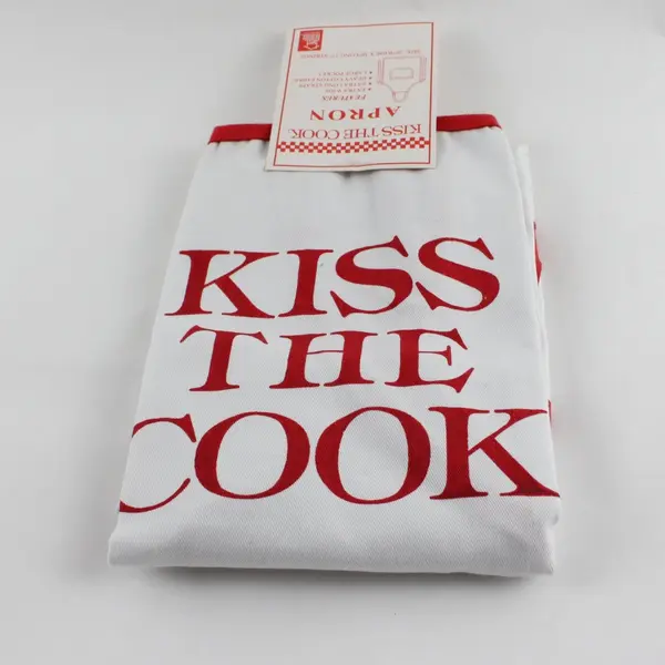 NEW Best Brands Kiss The Cook Cotton Apron 20x30