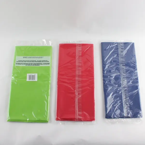 Lot of 3 New Sealed Solid Color Plastic Tablecovers Amscan DesignWare