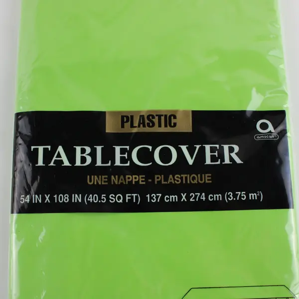 Lot of 3 New Sealed Solid Color Plastic Tablecovers Amscan DesignWare