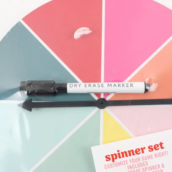 Lot of 3 Made For Retail Spinner Sets Dry-Erase Spinner & Marker 1 New/Sealed 