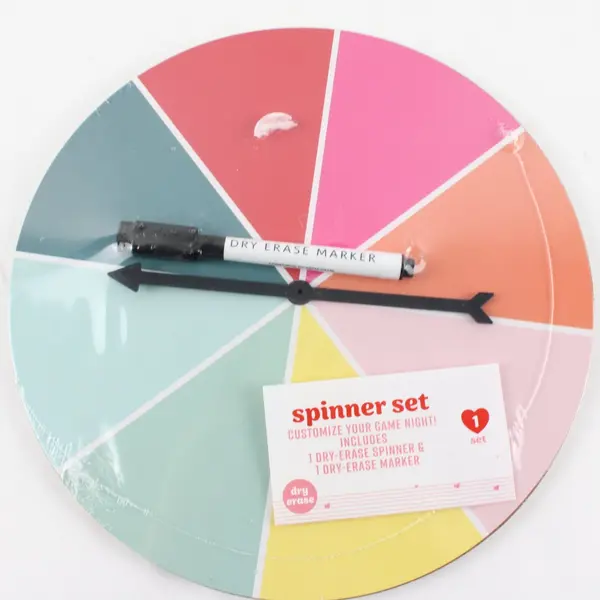 Lot of 3 Made For Retail Spinner Sets Dry-Erase Spinner & Marker 1 New/Sealed 