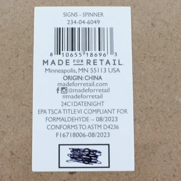 Lot of 3 Made For Retail Spinner Sets Dry-Erase Spinner & Marker 1 New/Sealed 