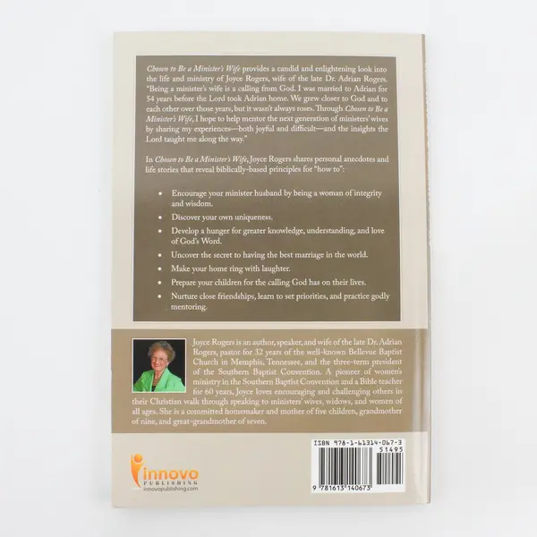Chosen to Be a Minister's Wife Joyce Rogers Paperback 2013