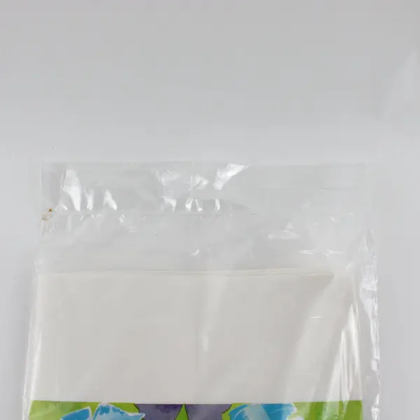 Vintage NEW SEALED JCS Green Hibiscus Print Party Tablecover 54"x102"