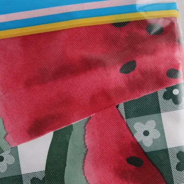 NEW SEALED Dining Fashions Summer Time Watermelon Square Tablecover 52"x52"