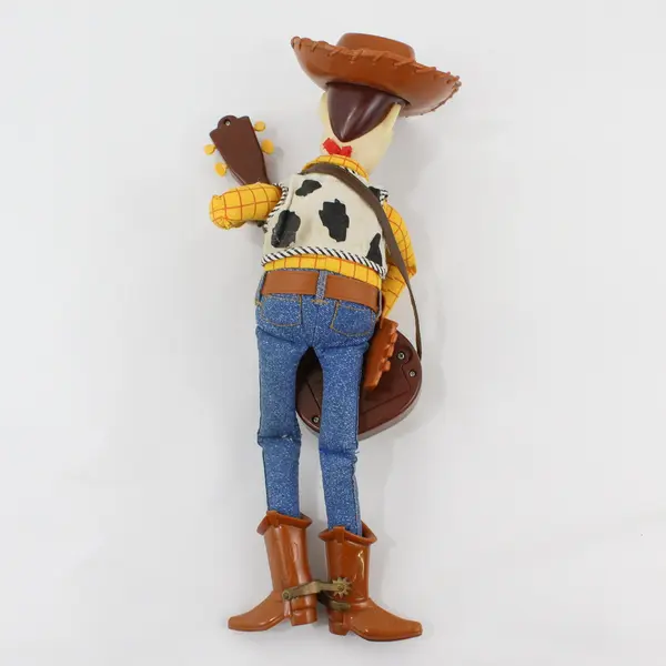Mattel 1999 Toy Story 2 Singing Woody Doll w/ Guitar Hat Holster 16in