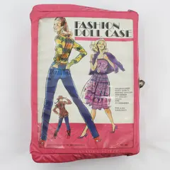 Tara Toy Corp Vintage Pink Vinyl Fashion Doll Case M8