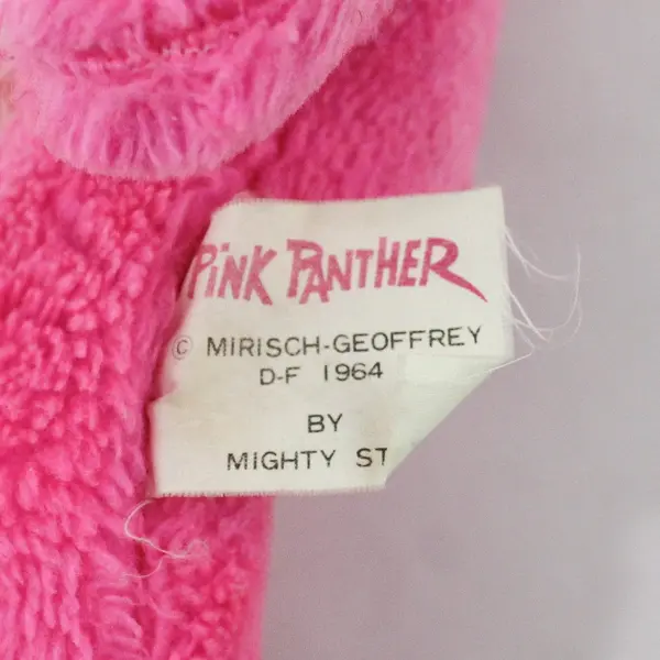 Pink Panther Plush Mighty Star Mirisch-Geoffrey D-F 1964 Vintage