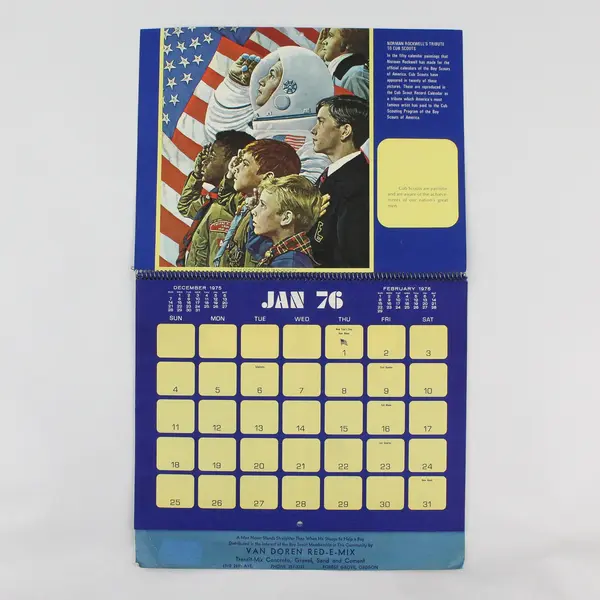1976 Boy Scouts of America Record Calendar 