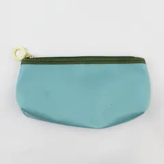 Estee Lauder Blue Teal Cosmetic Pouch Zip Makeup Travel Bag