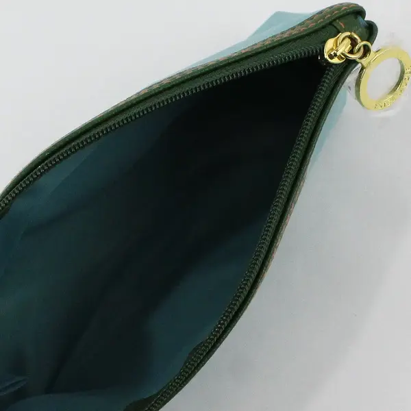Estee Lauder Blue Teal Cosmetic Pouch Zip Makeup Travel Bag