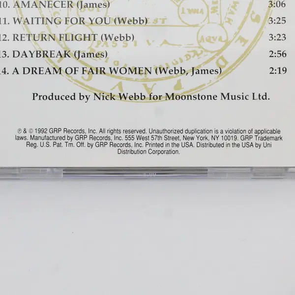 Acoustic Alchemy Early Alchemy CD GRP Digital Master