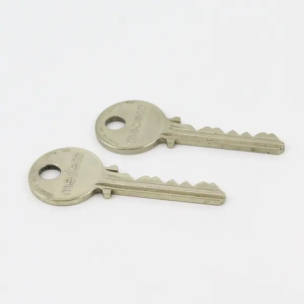 Medeco Original 6-Pin Cut Keys 2 Pack Used