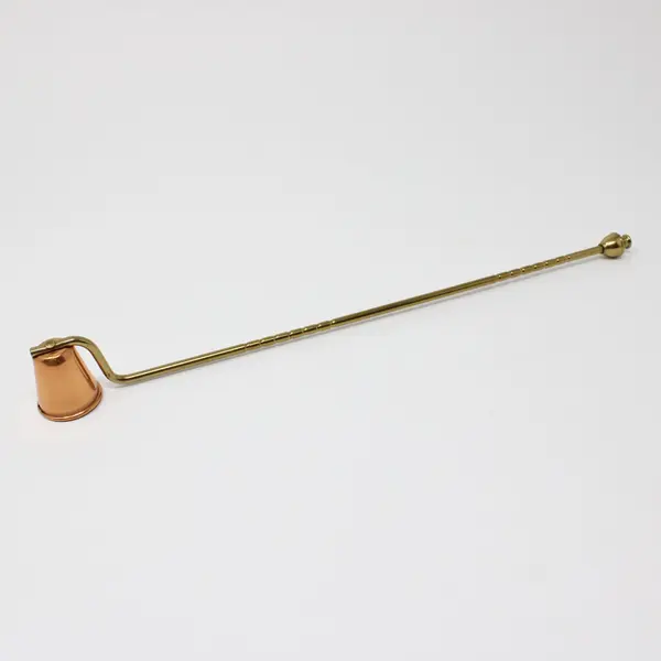 Long Handle Brass Copper Candle Snuffer Decorative Extinguisher