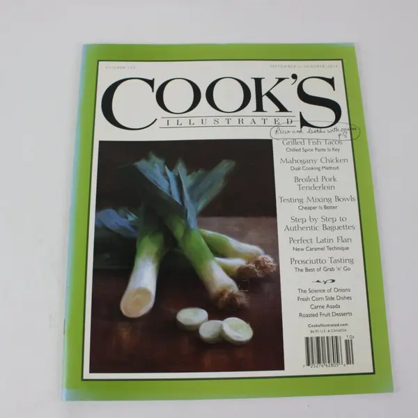 Lot 4 Cook's Illustrated Magazines 2014 Issues 126 127 129 130