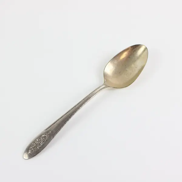 Lot of 2 WM A Rogers Oneida Vintage Lady Stuart Silverplate Teaspoons 6 1/4"