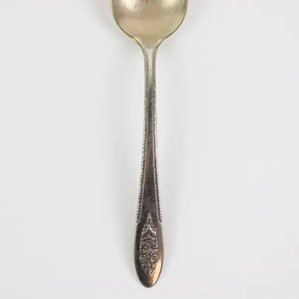 Lot of 2 WM A Rogers Oneida Vintage Lady Stuart Silverplate Teaspoons 6 1/4"