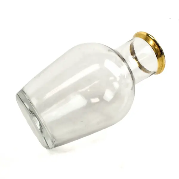 Executive Imperial Water Carafe Gold Rim 7in Decorative Pitcher